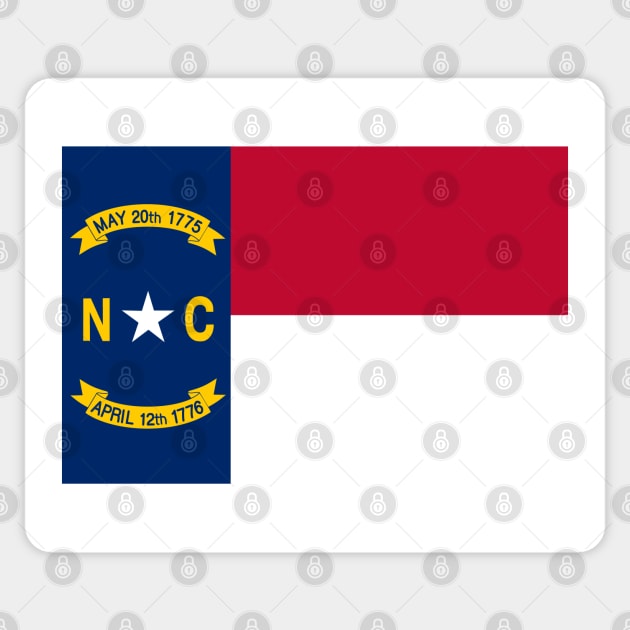 North Carolina State Flag Sticker by Lucha Liberation